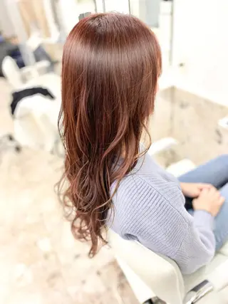 ロング カラー パーマ ヘアアレンジ 🧸縮毛矯正特化 金澤 彩香🎀のヘアスタイル