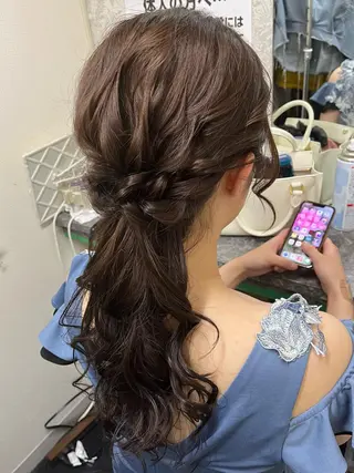 ロング 石井 綺乃のヘアスタイル