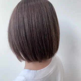 ミディアム レイヤー/顔周り カット/松岡 祥利のヘアスタイル