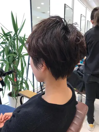 ショート パーマ 中野 克也のヘアスタイル