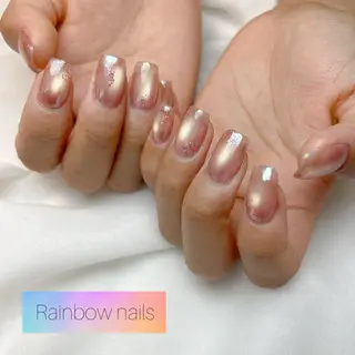 ネイル Rainbow nailsくろちゃんのネイルデザイン