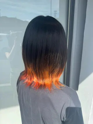 カラー 籔上 凜のヘアスタイル