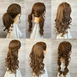 ヘアアレンジ AYA/ヘアセット/ メンズ/コーンロウのヘアスタイル