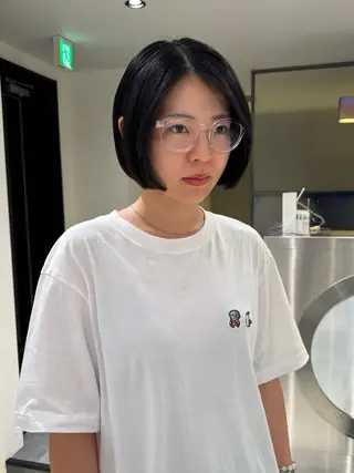 ショート Qin shaire salon 原宿所属・🌿パーマ/ボブ/ レイヤー/Mikiのヘアスタイル