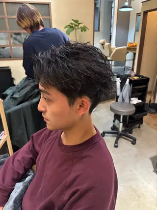 ショート メンズ 鹿児島 TSUBASAのヘアスタイル