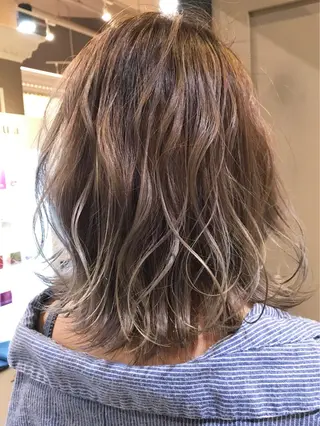 ミディアム カラー パーマ ヘアアレンジ メンズ キッズ ネイル マツエク・マツパ uno pulir所属・トップスタイリスト 永尾拓也のヘアスタイル