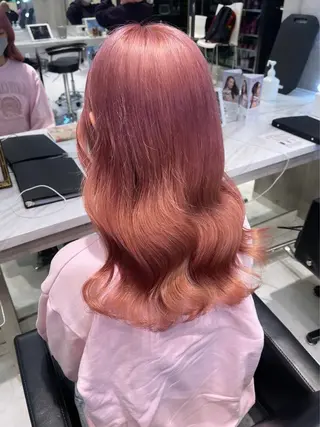 ロング カラー パーマ ヘアアレンジ メンズ キッズ ネイル マツエク・マツパ アイブロウ 🎀韓国スタイル YURINA🎀のヘアスタイル