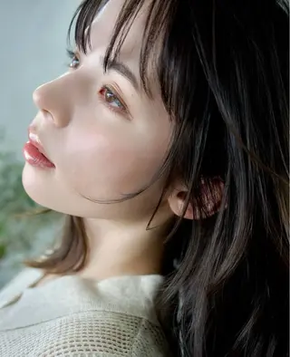 ミディアム 頭皮につけないカラー /白髪ぼかし/実加永のヘアスタイル