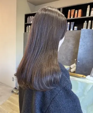 ロング カラー 暗髪/艶カラー /yaekaのヘアスタイル