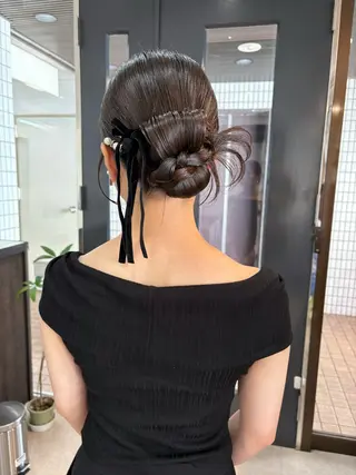 ミディアム ヘアアレンジ SHICUNE /ミホのヘアスタイル