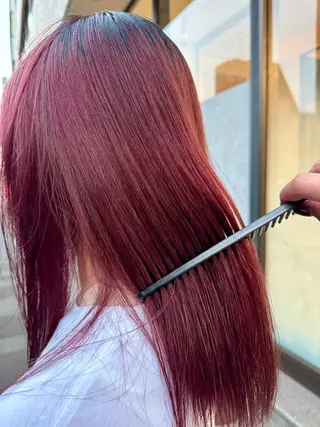 セミロング 米元 春奈のヘアスタイル