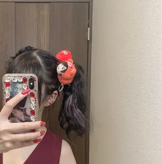セミロング number天王寺 スタイリストほたるのヘアスタイル