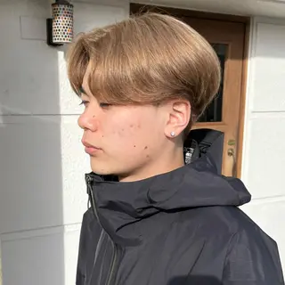 ショート カラー メンズ 渡邉 聖希のヘアスタイル