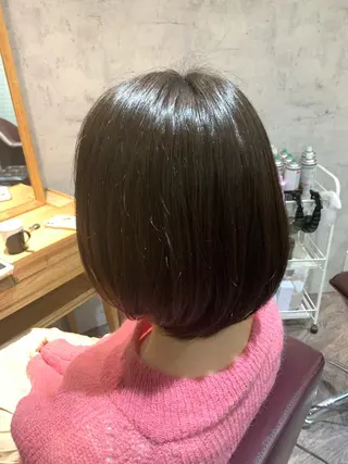 ショート 中川歩 髪質改善 ツヤカラー【横浜】のヘアスタイル