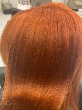 ロング カラー ケアブリーチ&シール エクステの店和田翔莉のヘアスタイル