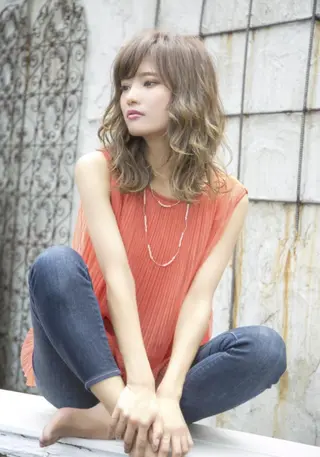 セミロング lond strada所属・🌟モテ髪ショート 🌟店長 津賀涼のヘアスタイル