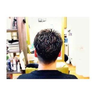 パーマ メンズ ツイスパ・波巻き 🩵片平和香奈のヘアスタイル