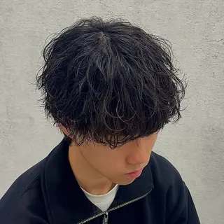 パーマ メンズ シャドウ/毛流れ特化 🇰🇷AYATOのヘアスタイル
