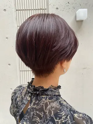 ショート カラー Sourire小倉所属・なかしま ひかるのヘアスタイル
