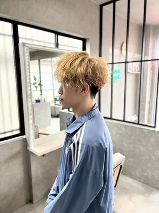 ショート メンズ 長谷川 湧のヘアスタイル