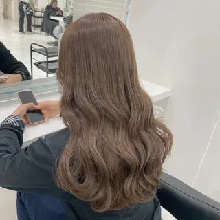 ロング カラー ヘアアレンジ レイヤー/艶ベージュ /🎀Saki🎀のヘアスタイル