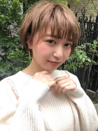 ショート カラー 🌟イメチェン美容師 🌟清水 大輝のヘアスタイル