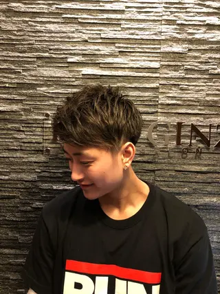 ショート メンズ ✨メンズカット 無料‼️✨土尾快斗のヘアスタイル