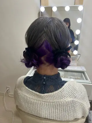 セミロング ヘアセット/金山 佐野 妃都美のヘアスタイル