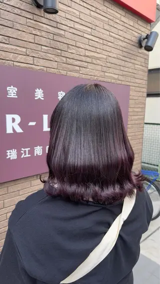 ミディアム カラー 飯塚 優希のヘアスタイル