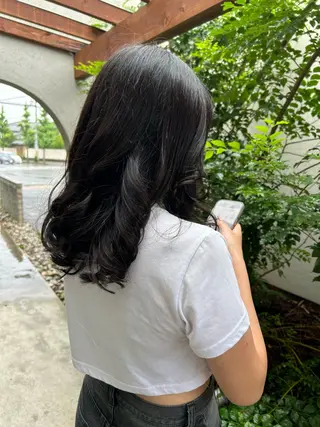 ロング 中山 海舟のヘアスタイル