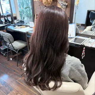 ロング カットモデル/ 松浦愛莉のヘアスタイル