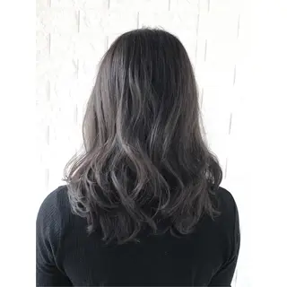 ミディアム カラー KIZU 髪質改善 オカルト怪談のヘアスタイル