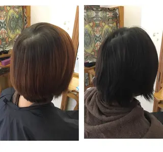 ショート カラー CRADLE Takeuchiのヘアスタイル