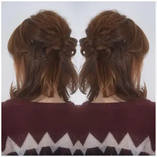 ミディアム OxO Hair 【オーヘアー】所属・🌼おがわたくや🌼 髪質改善のヘアスタイル