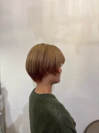 ショート カラー 佐藤 万倫💞⭐️のヘアスタイル