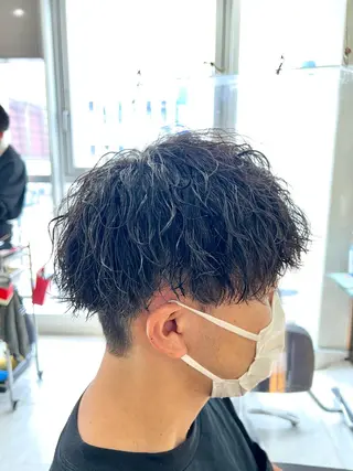 パーマ メンズ アグヘアーシータ所属・🤩メンズカット/ パーマ山本🤩のヘアスタイル