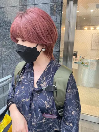 ショート カラー 🪽似合わせNO.1 marina🦩のヘアスタイル