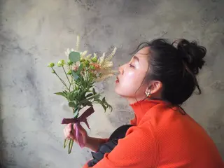 ヘアアレンジ 白髪ぼかし 👒堀江・ヨンスクのヘアスタイル