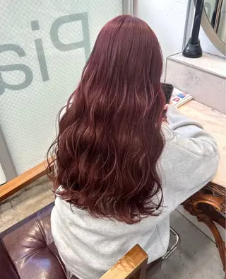 ロング カラー Pia Yakuin所属・【Pia】 萌亜のヘアスタイル