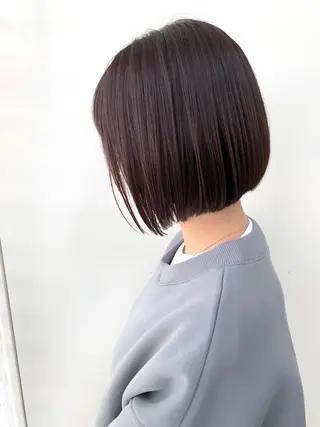 ショート カラー 【ボブ/透明感カラー 】🎀上村美緒🎀のヘアスタイル