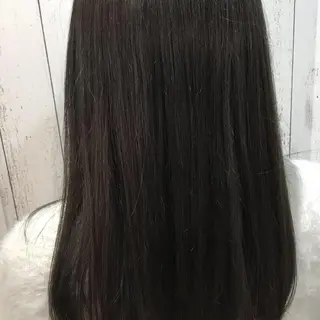 セミロング カラー パーマ 金崎 新吾のヘアスタイル