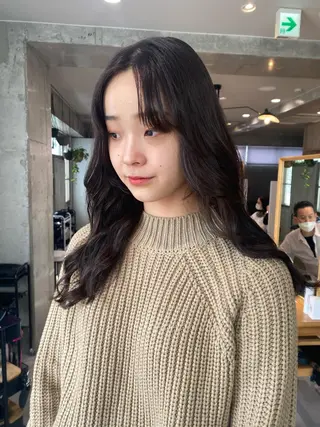 ロング カラー AO所属・RISAKO 艶髪モテヘア🎀府中のヘアスタイル