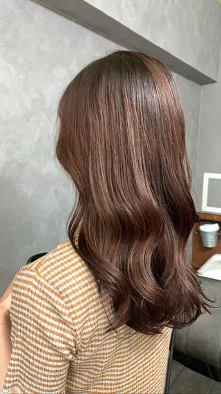 セミロング カラー chouette/ 根本優希のヘアスタイル