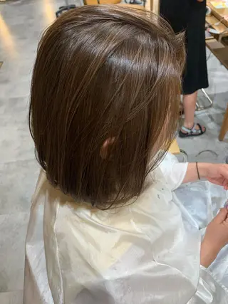 ミディアム カラー ブリーチ/アレンジ 天満/chihiroのヘアスタイル