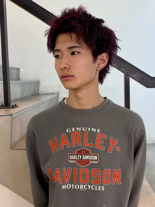 ショート ハイトーン/レイヤー nail 百咲💌のヘアスタイル