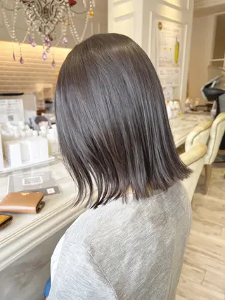 ミディアム カラー Mirror'所属・ショート/韓国ヘア 押本恵一のヘアスタイル