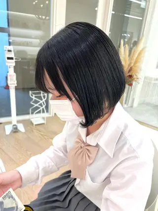 ショート ParveMix 佐々木梨紗🤍のヘアスタイル