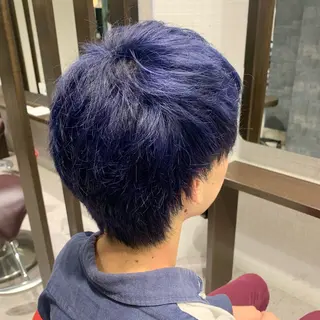 カラー メンズ あおう あすかのヘアスタイル