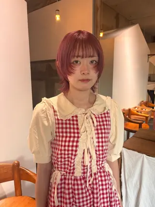 ショート mirai /透明感カラーのヘアスタイル