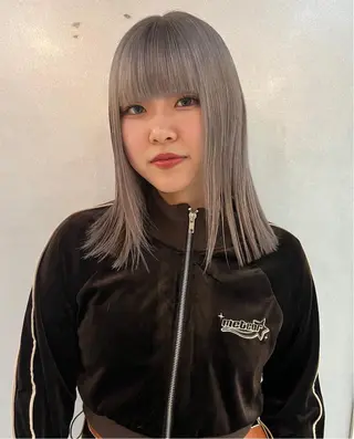 ミディアム カラー レイヤーカット/ルー ツカラー/EMIRIのヘアスタイル